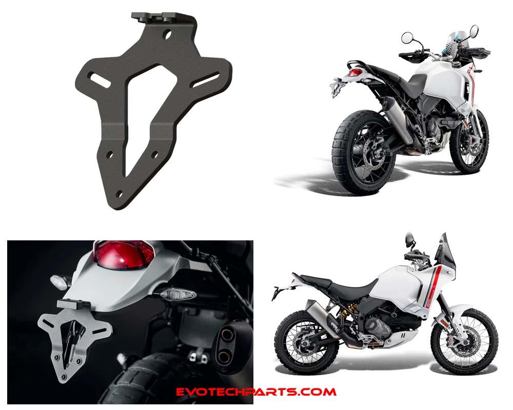 Ducati DesertX Kennzeichenträger ab 2022 von Evotech Performance